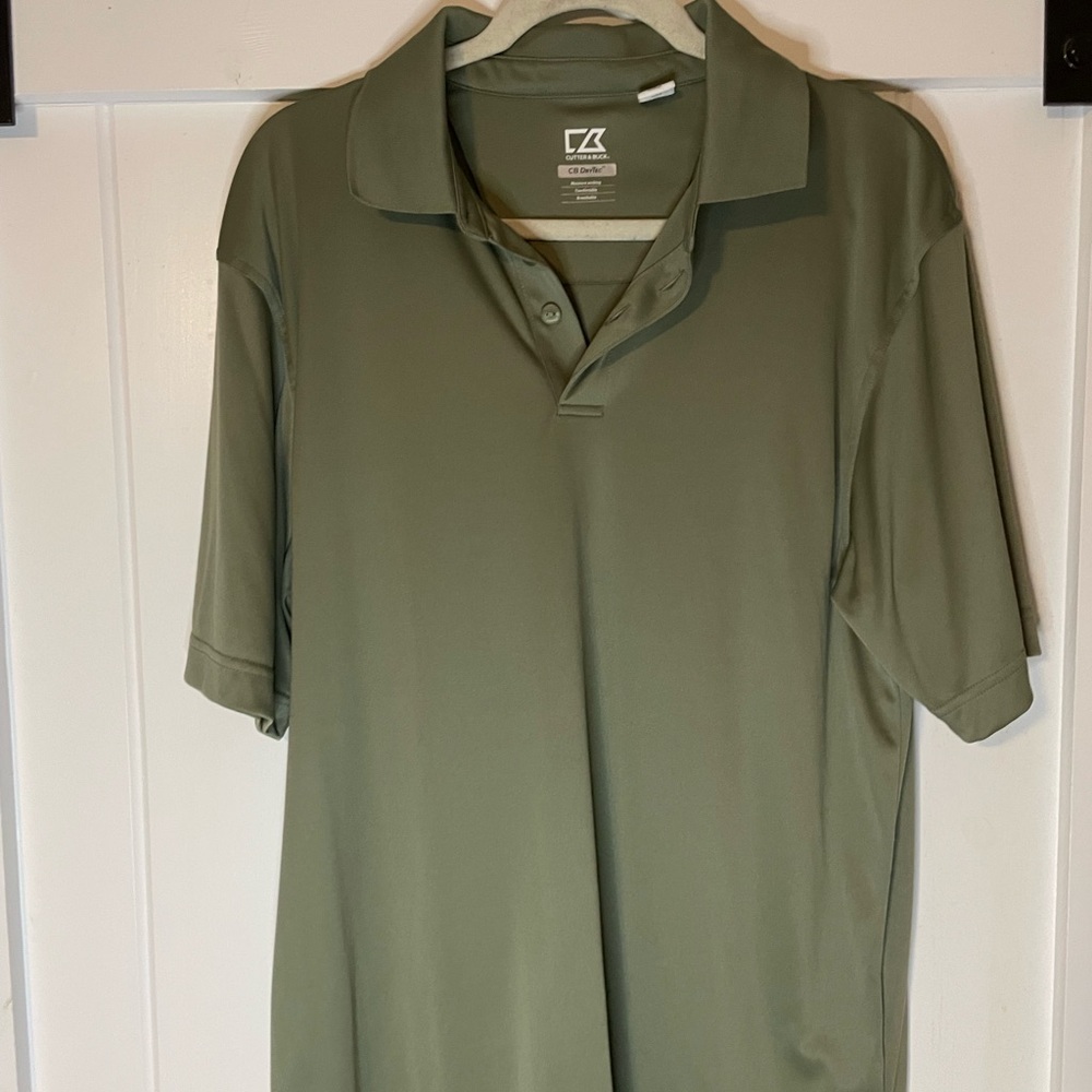 Cutter and Buck Green Polo